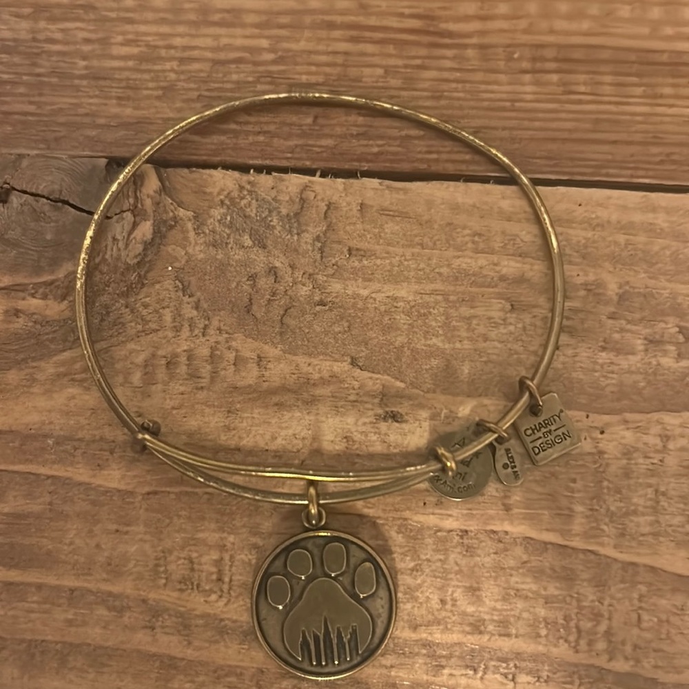 Alex and Ani paw bangle